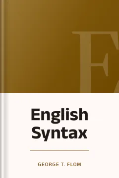 English Syntax - George T. Flom
