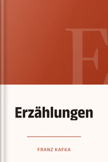Erzählungen by Franz Kafka, book cover