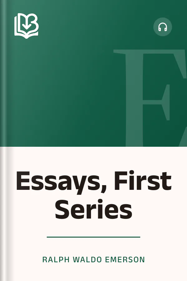 Essays, First Series by Ralph Waldo Emerson, book cover