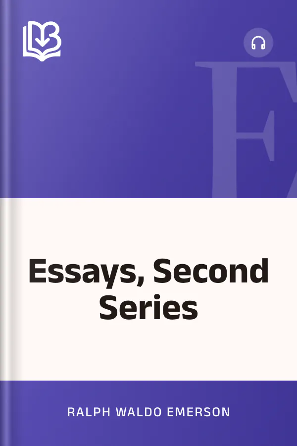 Essays, Second Series by Ralph Waldo Emerson, book cover