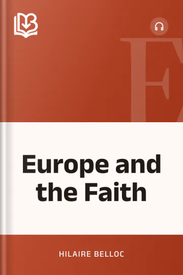 Europe and the Faith by Hilaire Belloc, book cover