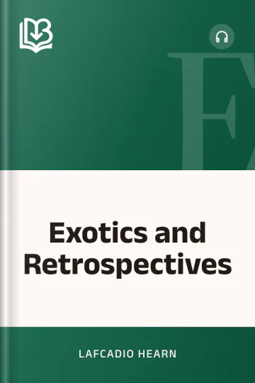 Exotics and Retrospectives by Lafcadio Hearn, book cover