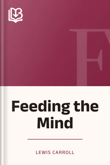 Feeding the Mind by Lewis Carroll, book cover
