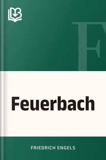 Feuerbach by Friedrich Engels, book cover