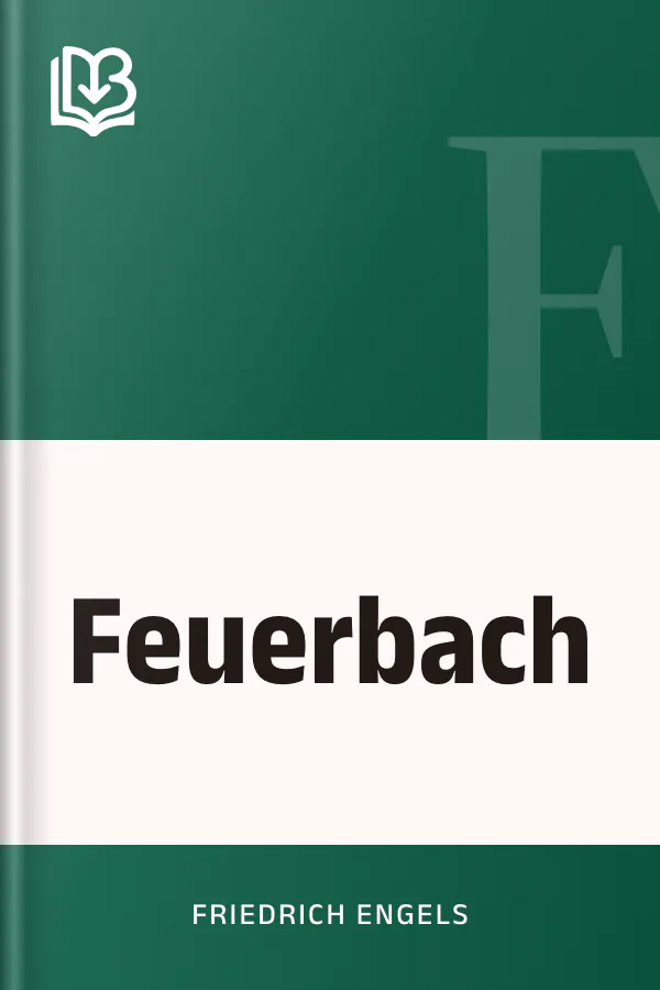 Feuerbach by Friedrich Engels, book cover