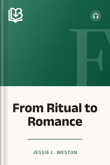 From Ritual to Romance by Jessie L. Weston, book cover