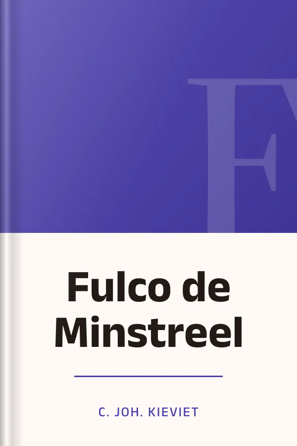 Fulco de Minstreel by C. Joh. Kieviet, book cover