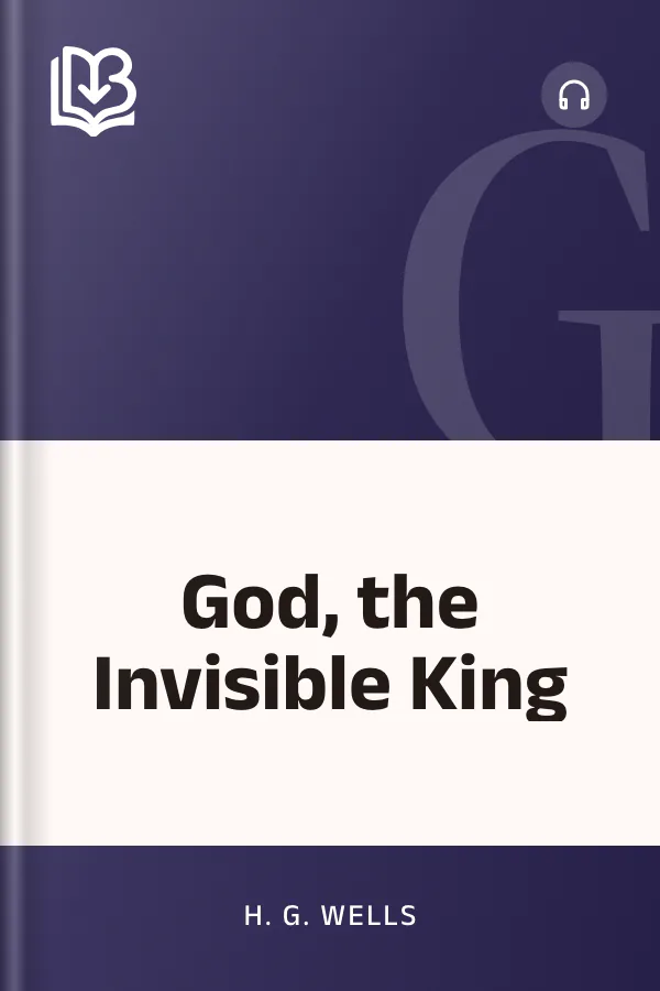God, the Invisible King by H. G. Wells, book cover