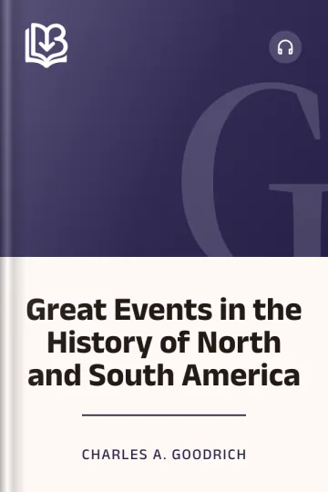 Great Events in the History of North and South America by Charles A. Goodrich, book cover