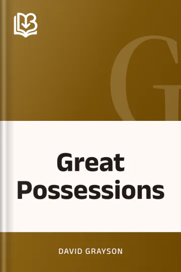 Great Possessions by David Grayson, book cover