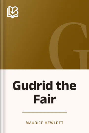 Gudrid the Fair by Maurice Hewlett, book cover