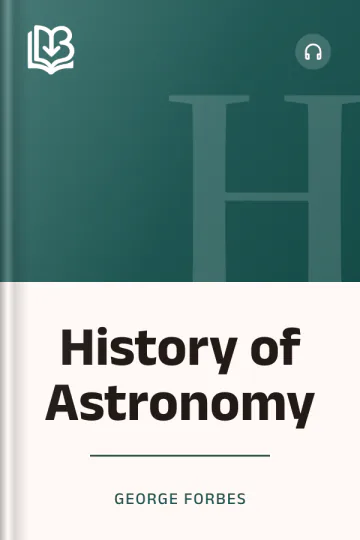 History of Astronomy by George Forbes, book cover