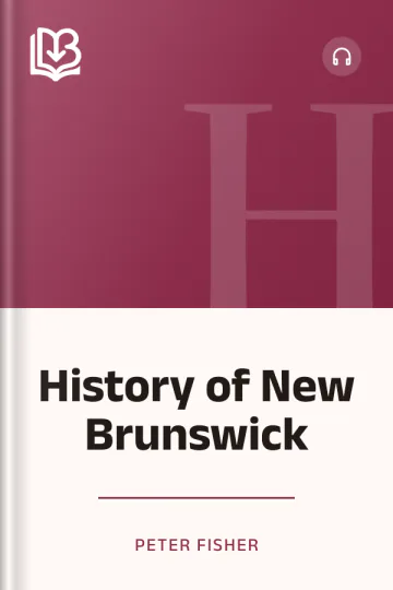 History of New Brunswick by Peter Fisher, book cover