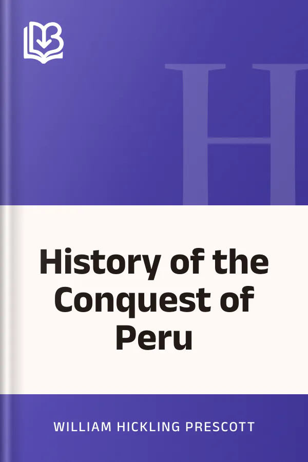 History of the Conquest of Peru by William Hickling Prescott, book cover