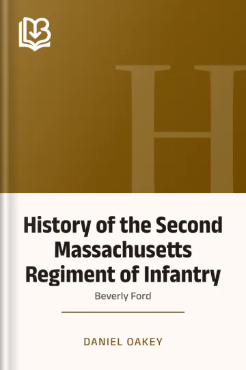History of the Second Massachusetts Regiment of Infantry by Daniel Oakey, book cover