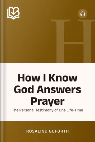How I Know God Answers Prayer by Rosalind Goforth, book cover