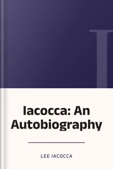 Iacocca: An Autobiography by Lee Iacocca, book cover
