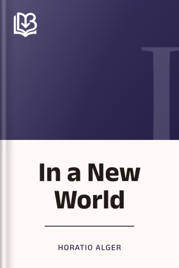 In a New World by Horatio Alger, book cover