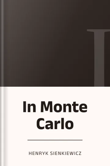In Monte Carlo by Henryk Sienkiewicz, book cover