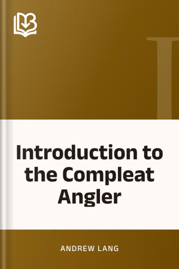 Introduction to the Compleat Angler by Andrew Lang, book cover