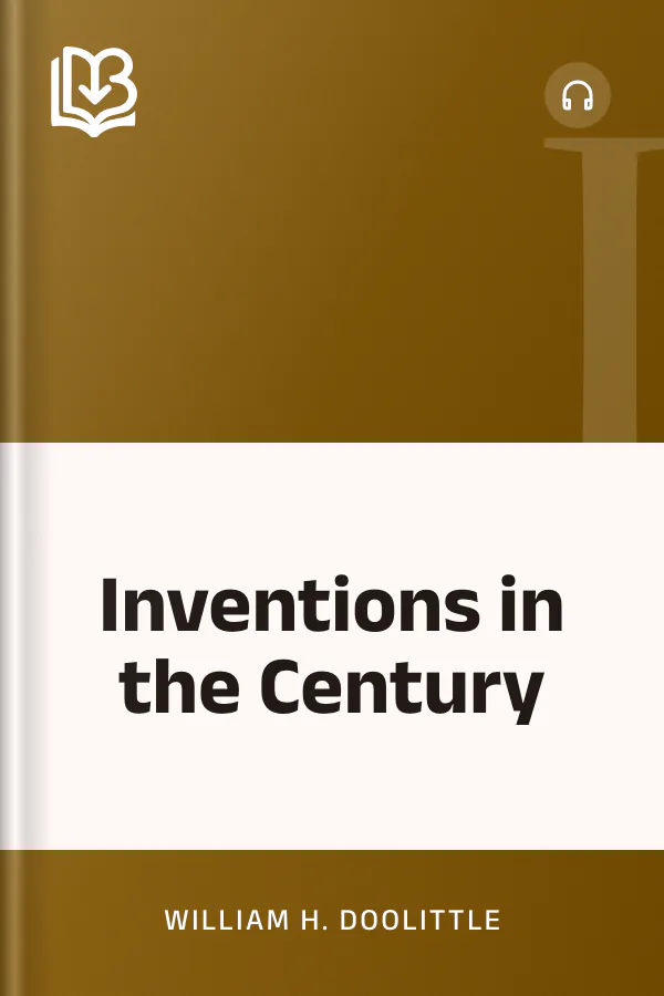 Inventions in the Century by William H. Doolittle, book cover