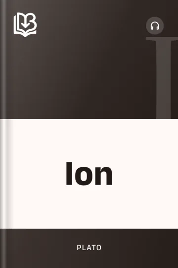 Ion by Plato, book cover