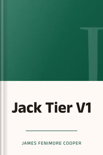 Jack Tier V1 by James Fenimore Cooper, book cover