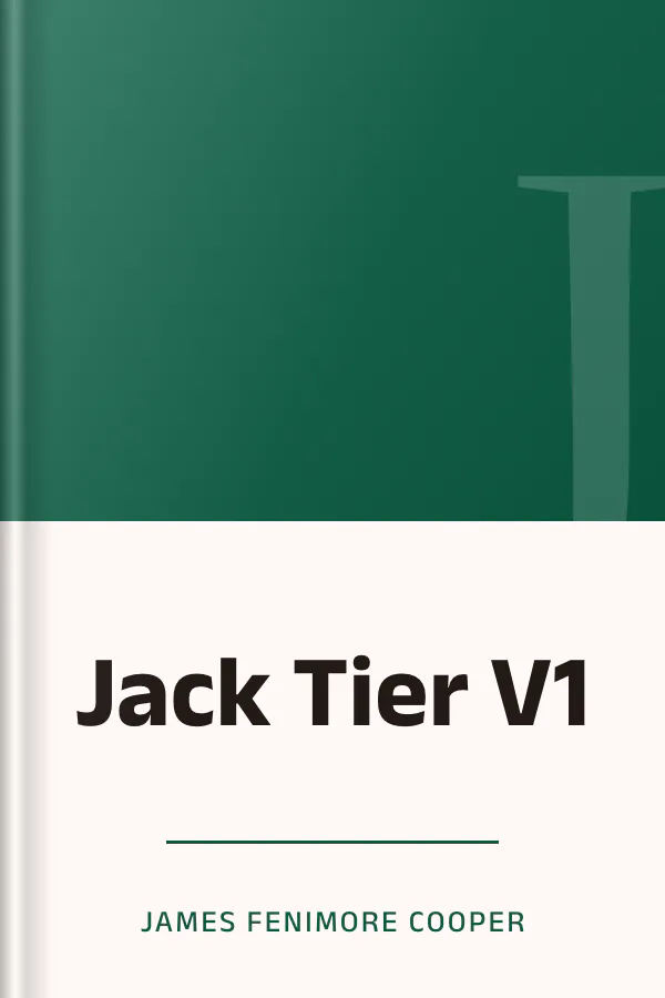 Jack Tier V1 by James Fenimore Cooper, book cover