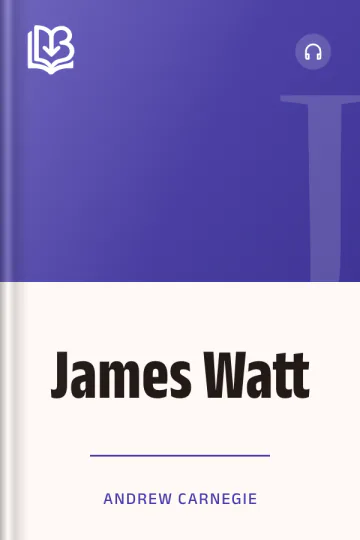 James Watt by Andrew Carnegie, book cover