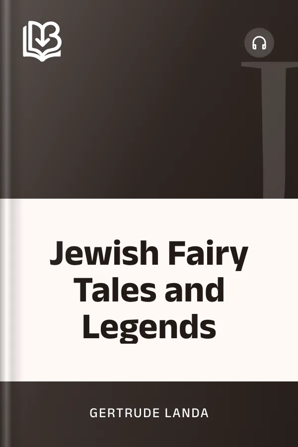 Jewish Fairy Tales and Legends by Gertrude Landa, book cover
