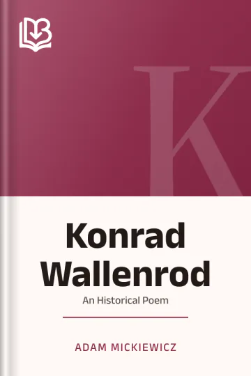 Konrad Wallenrod by Adam Mickiewicz, book cover
