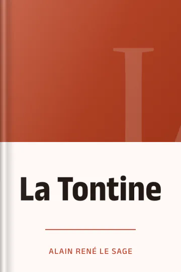 La Tontine by Alain René Le Sage, book cover