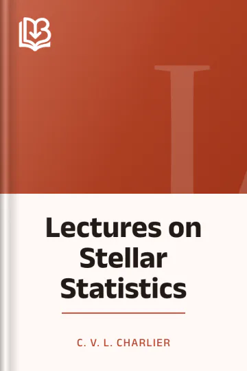 Lectures on Stellar Statistics by C. V. L. Charlier, book cover