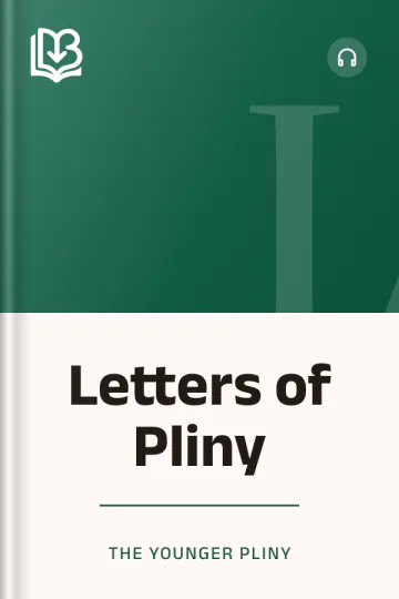 Letters of Pliny by the Younger Pliny, book cover