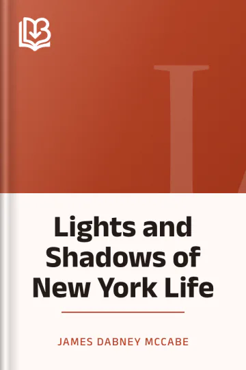 Lights and Shadows of New York Life by James Dabney McCabe, book cover