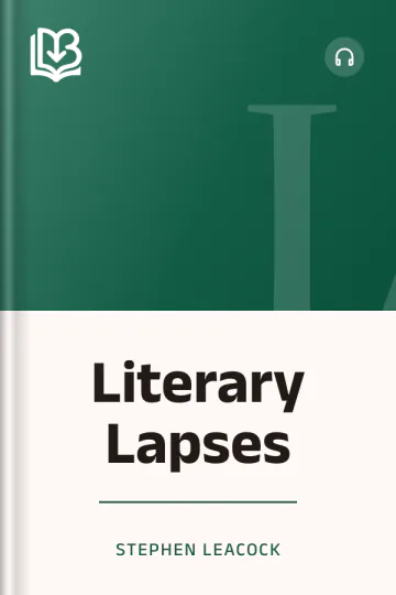 Literary Lapses by Stephen Leacock, book cover