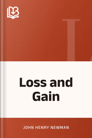 Loss and Gain by John Henry Newman, book cover