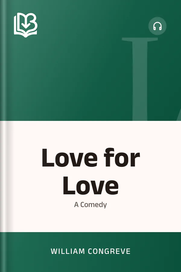 Love for Love by William Congreve, book cover