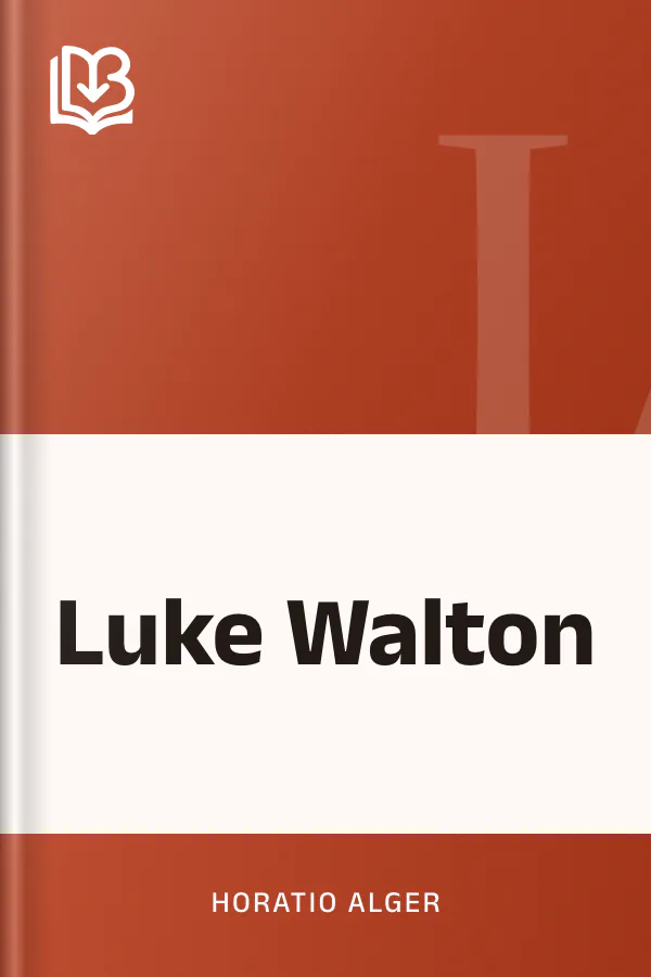 Luke Walton by Horatio Alger, book cover