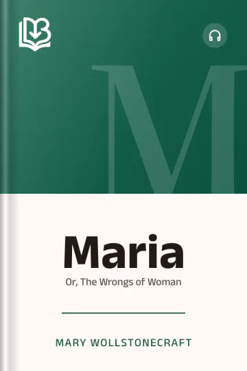 Maria by Mary Wollstonecraft, book cover