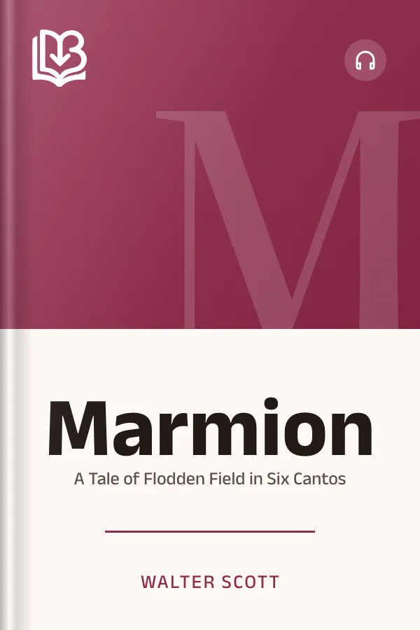 Marmion by Walter Scott, book cover