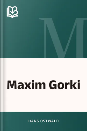Maxim Gorki by Hans Ostwald, book cover