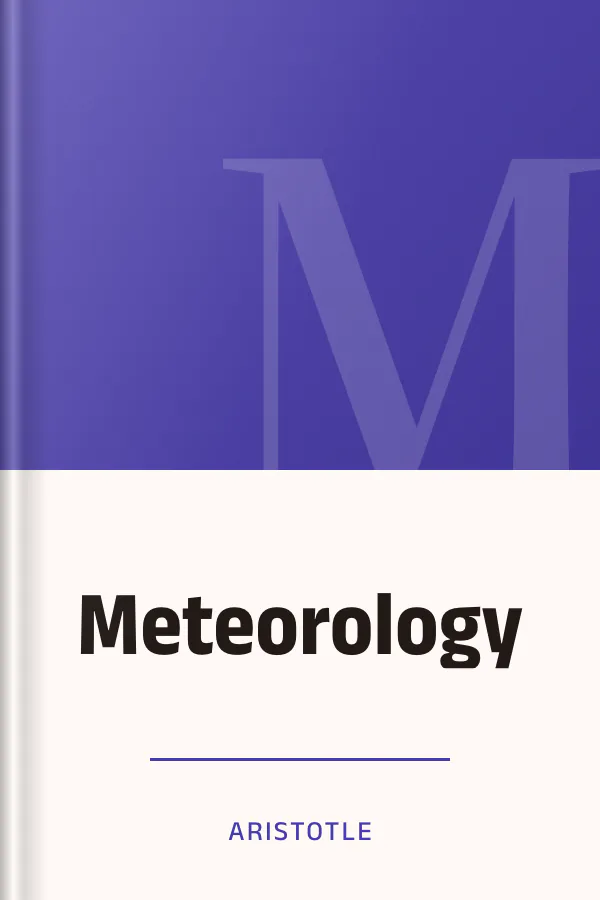 Meteorology by Aristotle, book cover
