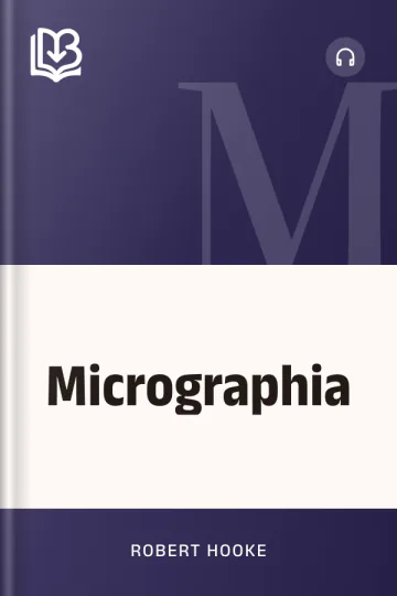 Micrographia by Robert Hooke, book cover
