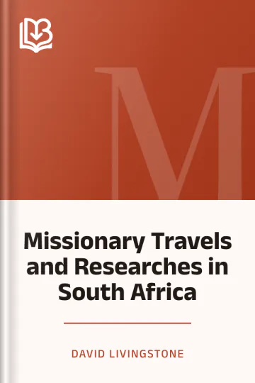 Missionary Travels and Researches in South Africa by David Livingstone, book cover