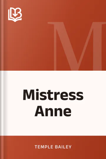 Mistress Anne by Temple Bailey, book cover