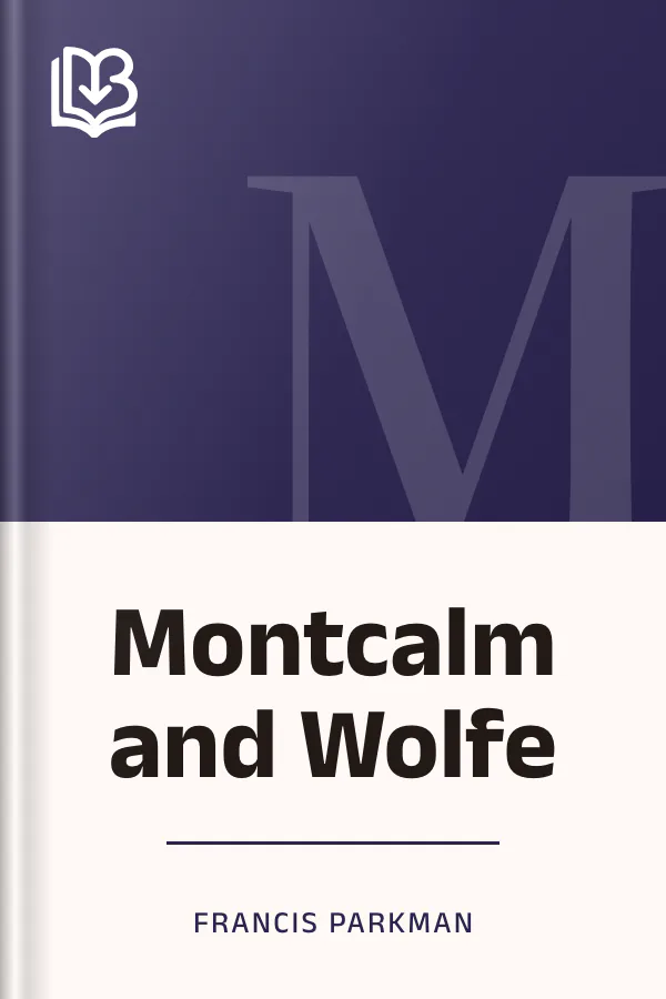 Montcalm and Wolfe by Francis Parkman, book cover