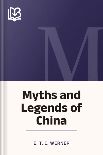 Myths and Legends of China by E. T. C. Werner, book cover