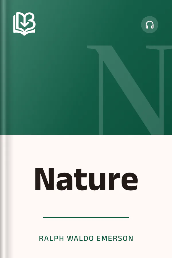 Nature by Ralph Waldo Emerson, book cover