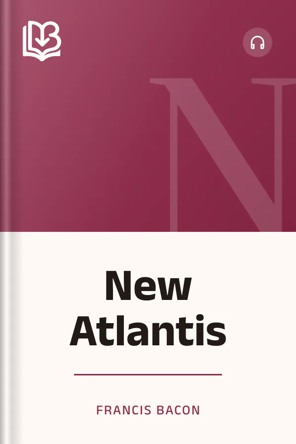 New Atlantis by Francis Bacon, book cover